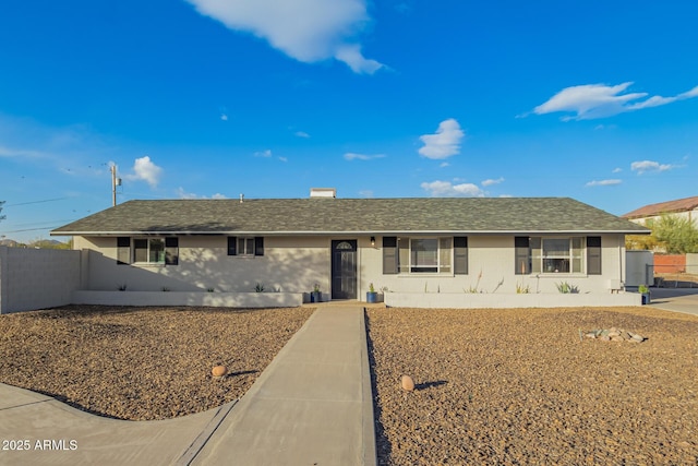 view of ranch-style house