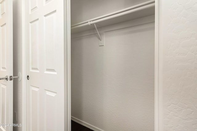 view of closet