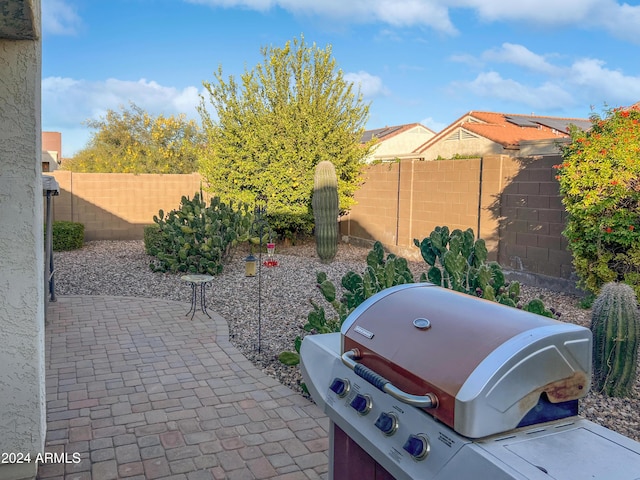 view of patio / terrace with grilling area