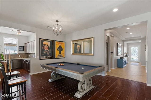 6788 S Jacqueline Way, Gilbert, AZ 85298 - playroom with recessed lighting, plenty of natural light, and visible vents