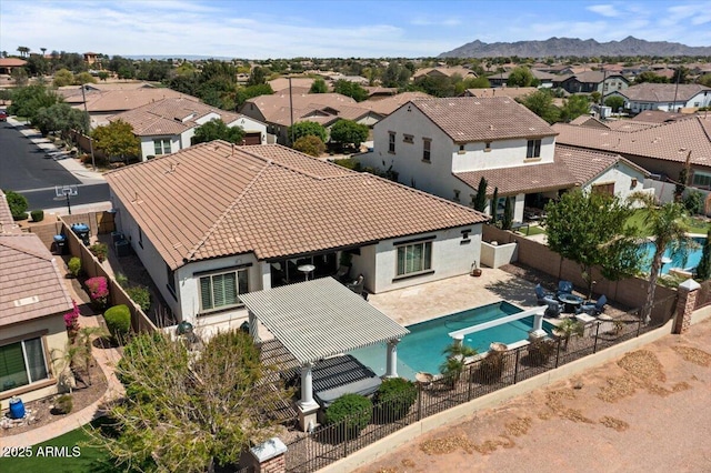 6788 S Jacqueline Way, Gilbert, AZ 85298 - birds eye view of property with a residential view and a mountain view