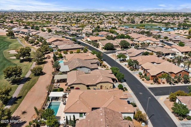 6788 S Jacqueline Way, Gilbert, AZ 85298 - bird's eye view featuring a water and mountain view, golf course view, and a residential view