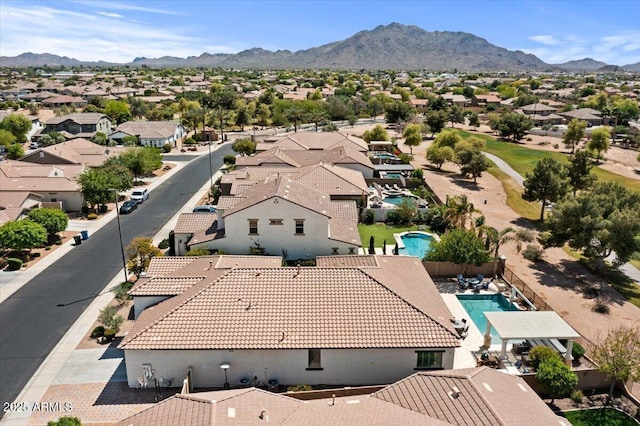 6788 S Jacqueline Way, Gilbert, AZ 85298 - drone / aerial view featuring a mountain view and a residential view