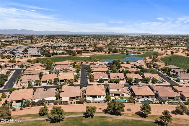 6788 S Jacqueline Way, Gilbert, AZ 85298 - drone / aerial view featuring a residential view, golf course view, and a water and mountain view