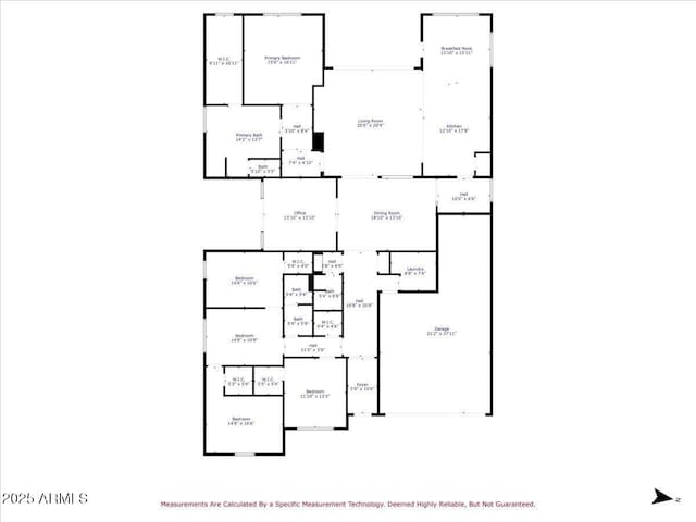 6788 S Jacqueline Way, Gilbert, AZ 85298 - floor plan