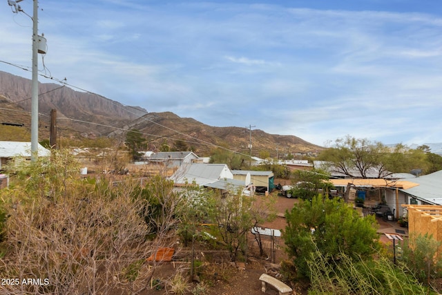 view of mountain feature