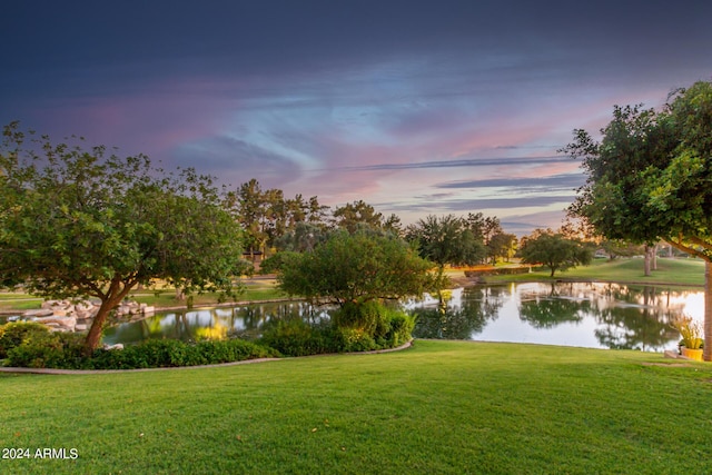 property view of water