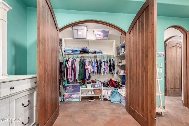 view of closet