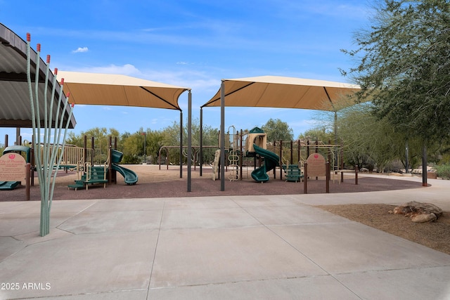 view of communal playground