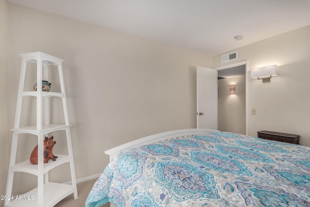 bedroom featuring carpet floors