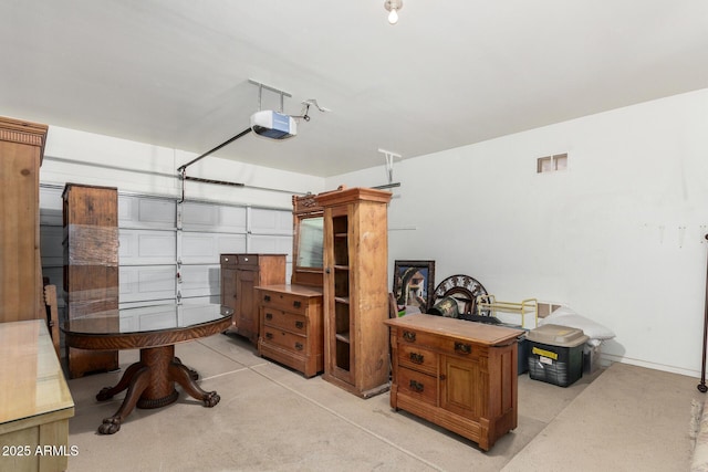 6372 S Callaway Dr, Chandler, AZ 85249 - garage with visible vents and a garage door opener