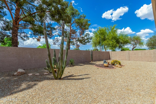 6372 S Callaway Dr, Chandler, AZ 85249 - view of yard with a fenced backyard