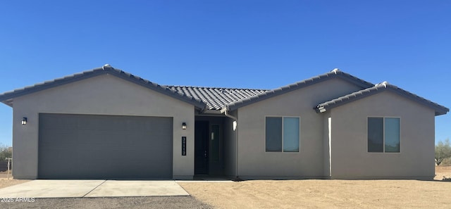 ranch-style house with a garage