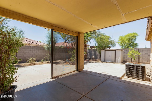2421 W Romley Rd, Phoenix, AZ 85041 - fenced backyard featuring cooling unit and a patio