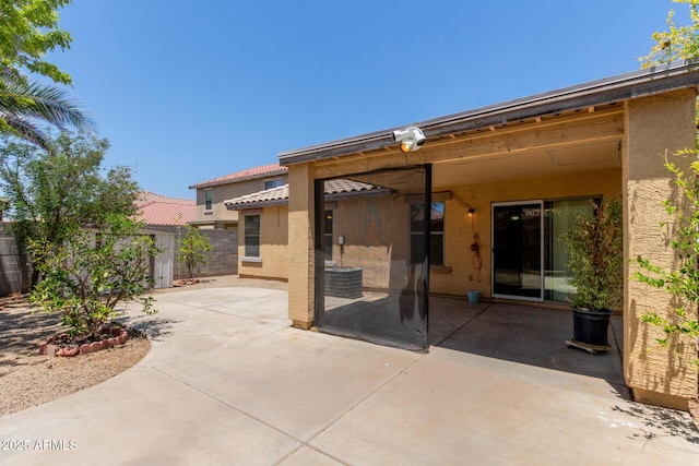 2421 W Romley Rd, Phoenix, AZ 85041 - fenced backyard with a patio area and cooling unit