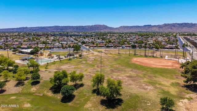 2421 W Romley Rd, Phoenix, AZ 85041 - aerial view of residential area with a mountainous background and a golf course