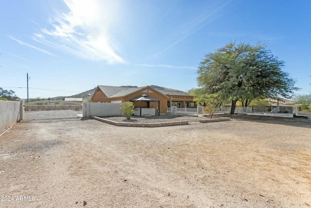 view of front of home