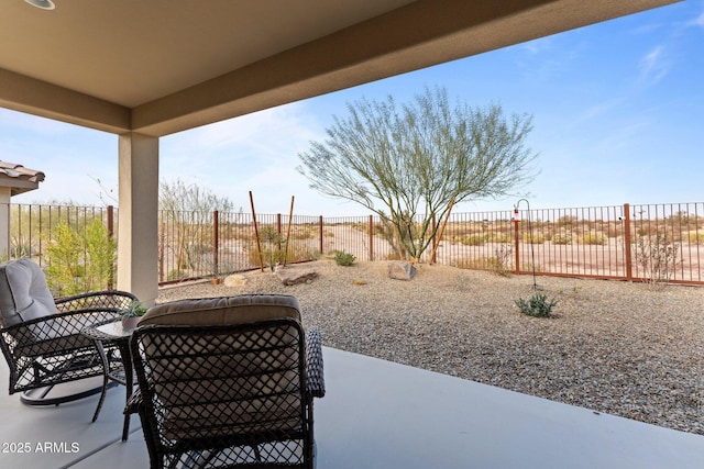 view of patio