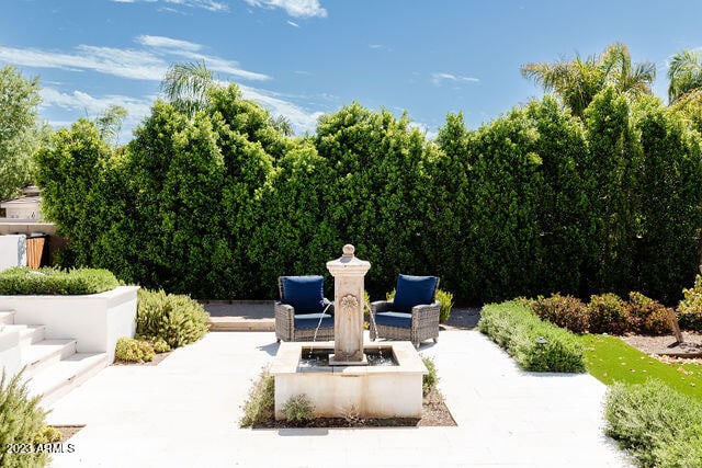 view of nearby features with a patio