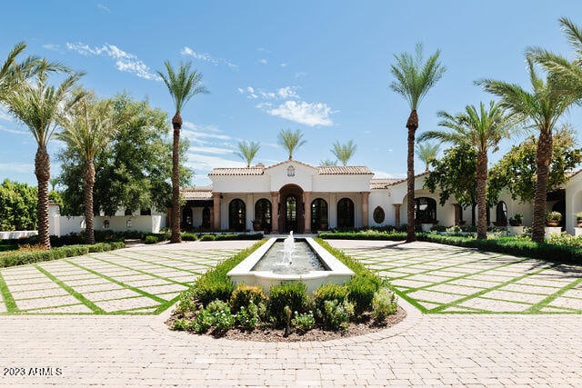 view of mediterranean / spanish house