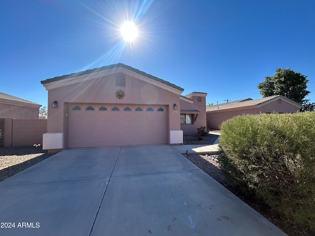 view of front of property