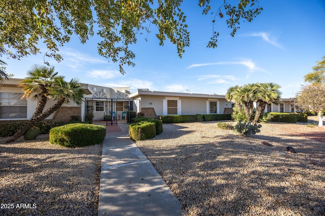 view of ranch-style home