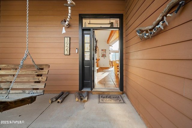 view of entrance to property