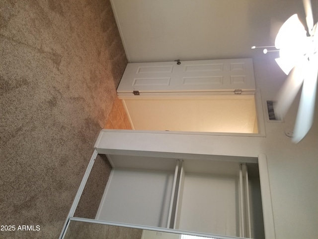 interior space featuring visible vents