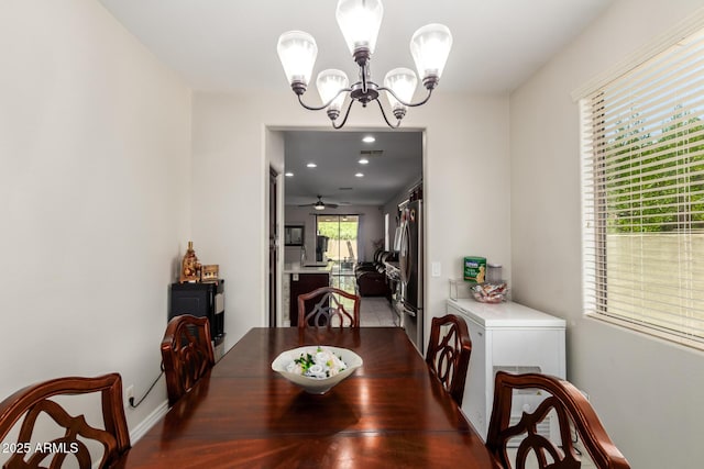 205 N 107th Dr, Avondale, AZ 85323 - dining area with a chandelier