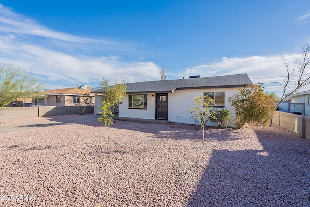 view of ranch-style house