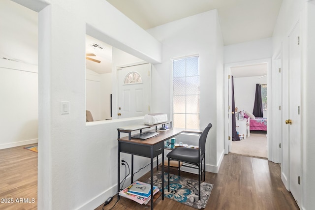 764 E Shannon St, Chandler, AZ 85225 - office with wood finished floors, healthy amount of natural light, and baseboards