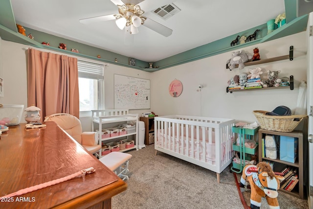 37508 N 12th St, Phoenix, AZ 85086 - carpeted bedroom featuring a nursery area and a ceiling fan