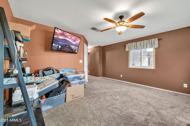 37508 N 12th St, Phoenix, AZ 85086 - interior space featuring ceiling fan and baseboards