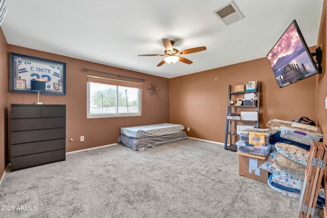 37508 N 12th St, Phoenix, AZ 85086 - carpeted bedroom featuring baseboards and ceiling fan