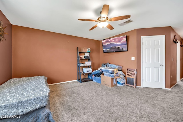 37508 N 12th St, Phoenix, AZ 85086 - bedroom with carpet floors, ceiling fan, and baseboards