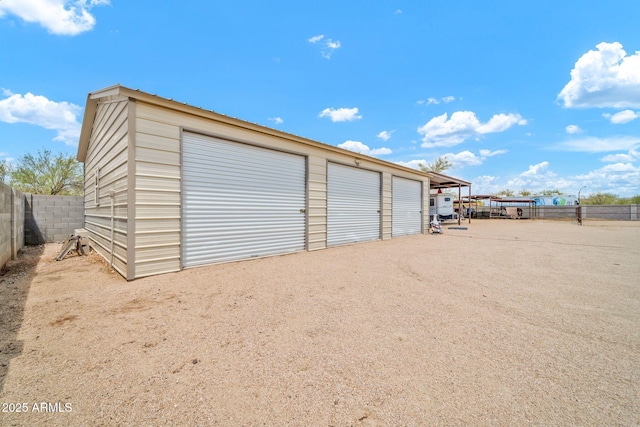 37508 N 12th St, Phoenix, AZ 85086 - garage with fence and a detached garage