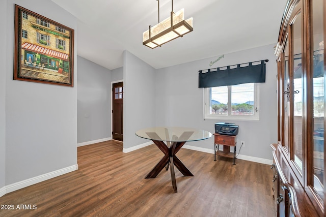 37508 N 12th St, Phoenix, AZ 85086 - dining room with dark wood-style floors and baseboards