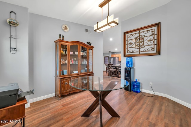 37508 N 12th St, Phoenix, AZ 85086 - dining room with wood finished floors and baseboards