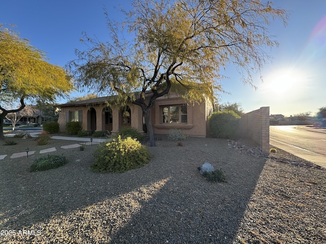 view of front of home