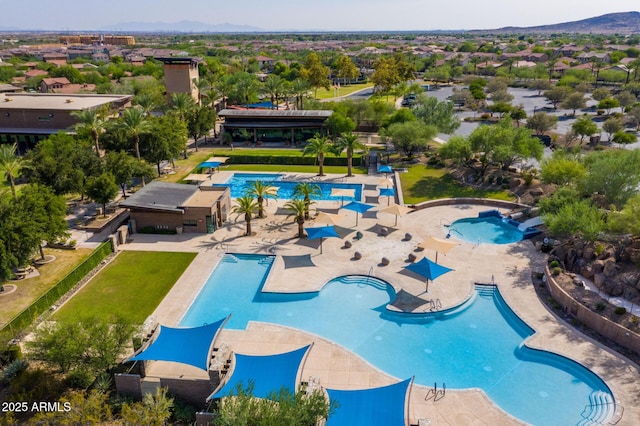 view of pool