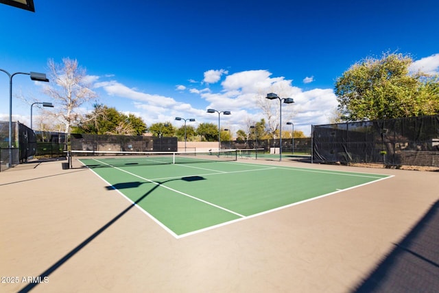 view of sport court featuring basketball court