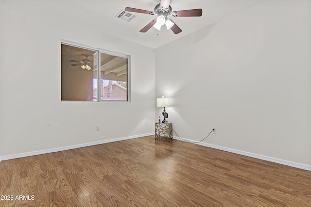 10727 E El Moro Ave, Mesa, AZ 85208 - unfurnished room featuring wood finished floors and ceiling fan
