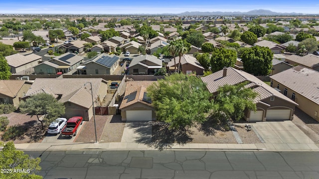 10727 E El Moro Ave, Mesa, AZ 85208 - aerial perspective of suburban area featuring a mountainous background