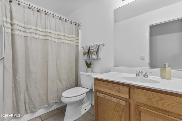 10727 E El Moro Ave, Mesa, AZ 85208 - full bath with tile patterned floors, vanity, and shower / bath combo