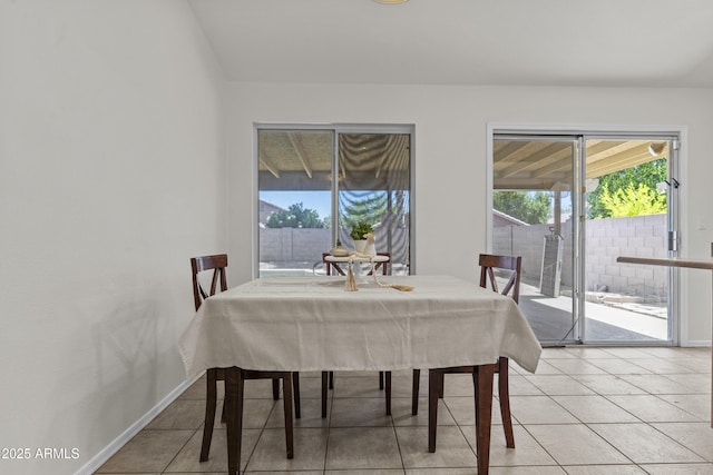 10727 E El Moro Ave, Mesa, AZ 85208 - dining room with healthy amount of natural light and light tile patterned floors