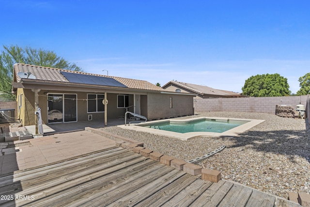 10727 E El Moro Ave, Mesa, AZ 85208 - view of swimming pool featuring a fenced backyard and a patio