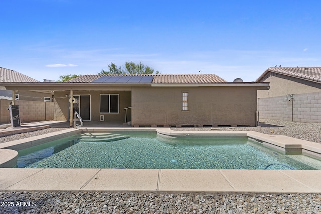 10727 E El Moro Ave, Mesa, AZ 85208 - view of pool featuring a fenced backyard and a patio