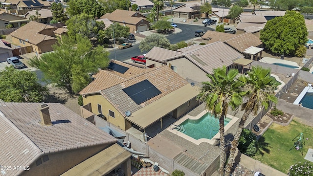 10727 E El Moro Ave, Mesa, AZ 85208 - aerial perspective of suburban area featuring a pool