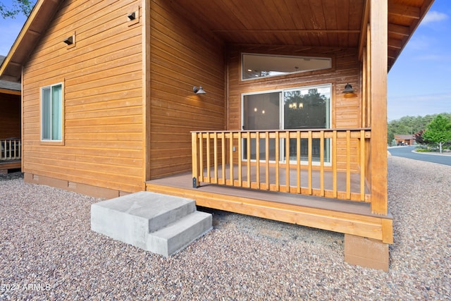 exterior space featuring a porch