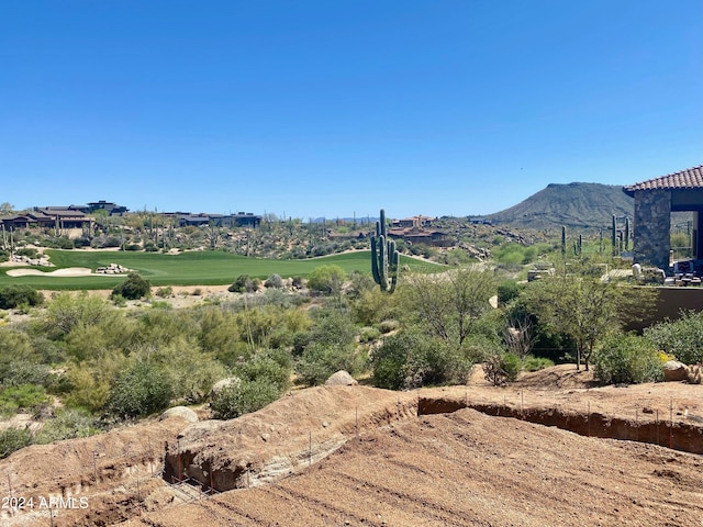 view of mountain feature